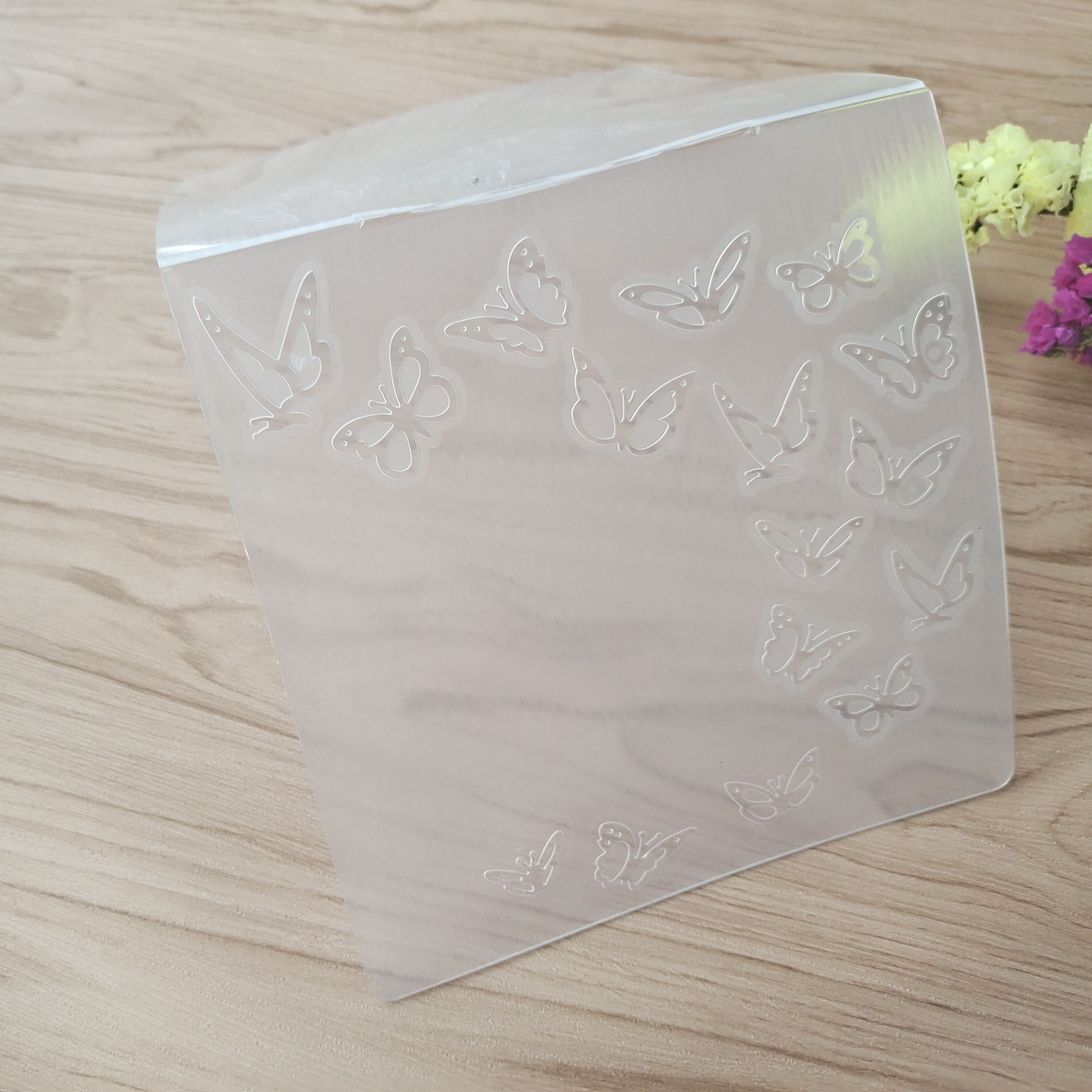 Dossier de gaufrage en plastique motif papillons volants, pour Scrapbooking, bricolage, carte d&#39;album Photo, artisanat de fabrication