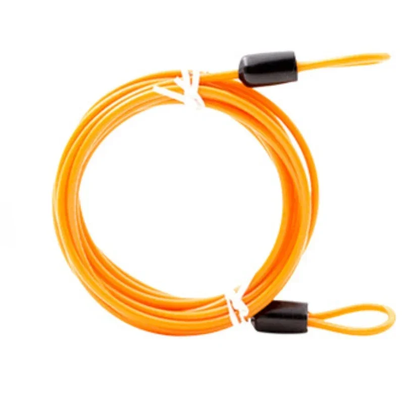 0.5m fietsaccessoires fietsslot draad fietsslot sterke stalen kabelslot mtb racefiets slot touw anti-diefstal veiligheid: Geel