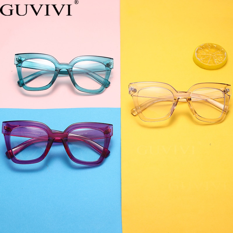 Lunettes Vintage oeil de chat carrées Anti-bleu, monture optique d'ordinateur, classiques pour femmes et hommes, monture avec lentilles UV400