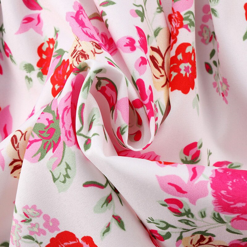 Moeder Dochter Jurken Familie Bijpassende Kleding Vrouwen Kid Meisje Bloemenprint Jurk Family Look Zomer Moeder En Dochter Kleding