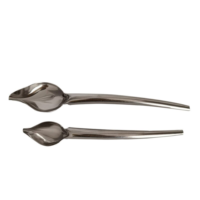 Cuchara de decoración de acero inoxidable, mango cómodo, herramienta de dibujo culinario de precisión pequeña