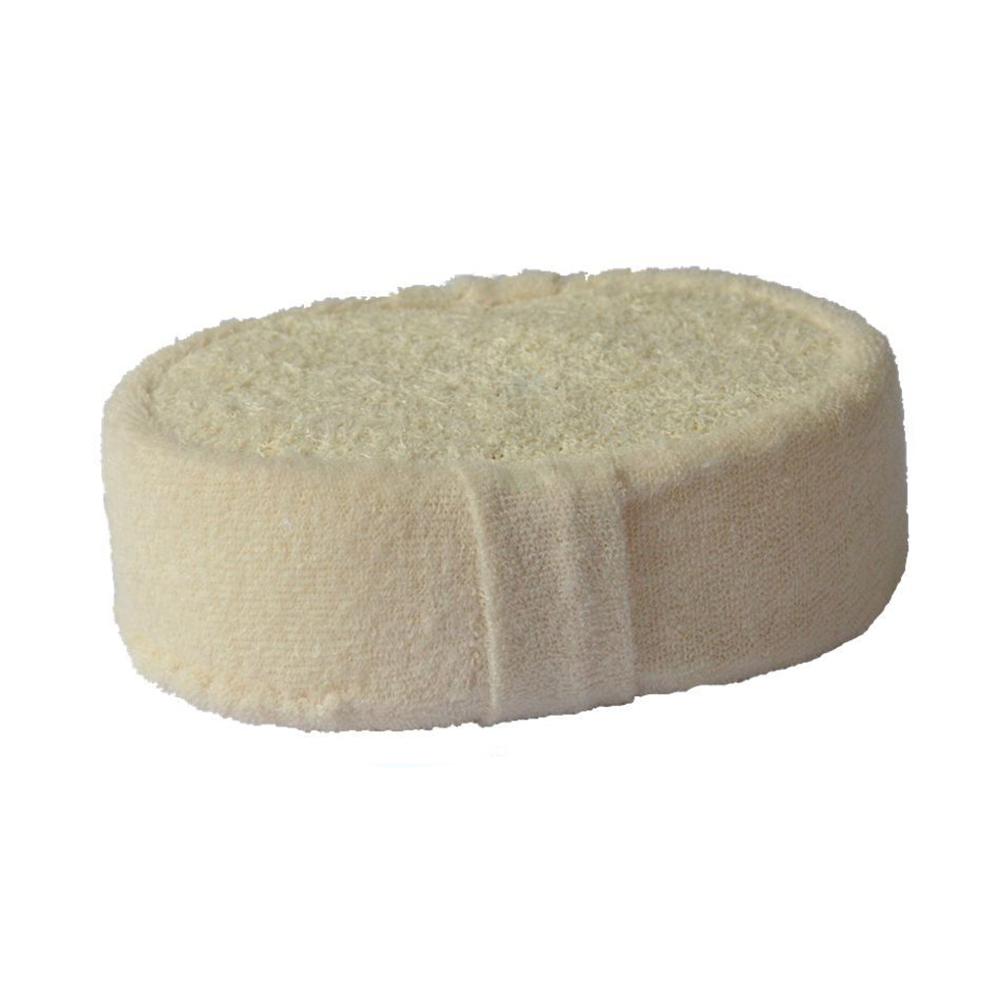 Natuurlijke Loofah Spons Bad Bal Douche Wrijven Voor Hele Lichaam Gezonde Massage Borstel Scrubber Peeling Bathing Hoofdmassage Pad: NO.1