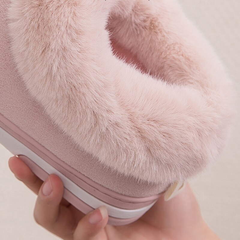 Hausschuhe hause männer schuhe Plattform hausschuhe warm Halten Männlichen hausschuhe nicht-Unterhose paar baumwolle schuhe Winter Weiche Hausschuhe