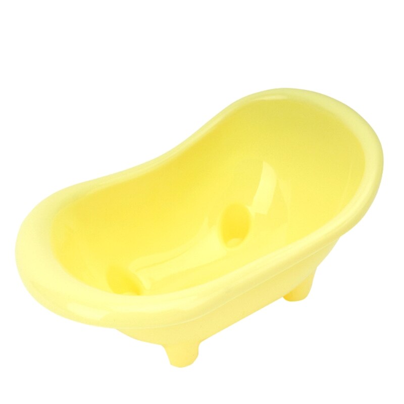 Hamster Sand Bathroom Durable Plastic Sand Bath Container Sandbox Bathing Sand Bowl Cute Bathtub Shape for Gerbil