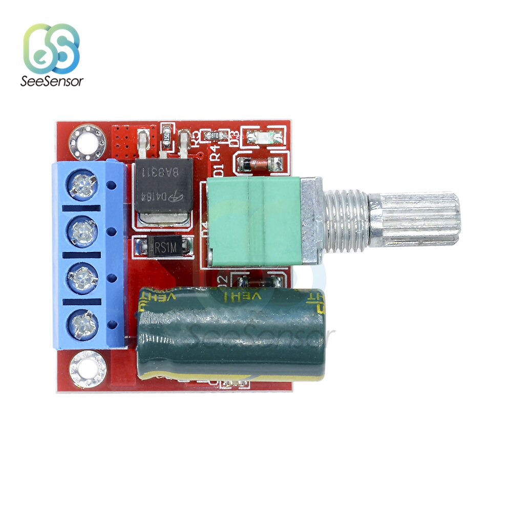 5A 90W PWM 12V DC Motor Speed Controller Module DC-DC 4.5V-35V Adjustable Speed Regulator Control Governor Switch 24V