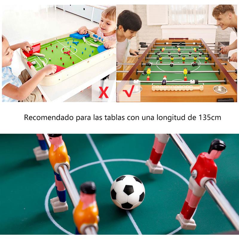 6 st minifotbollar plastboll bordsskiva fotbollsspel ersättning svart och vitt