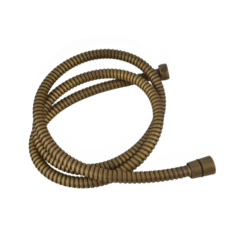 Antique Copper brass 150cm 59-Inch Stainless Steel Interlock Handheld Shower Hose Shower accessories