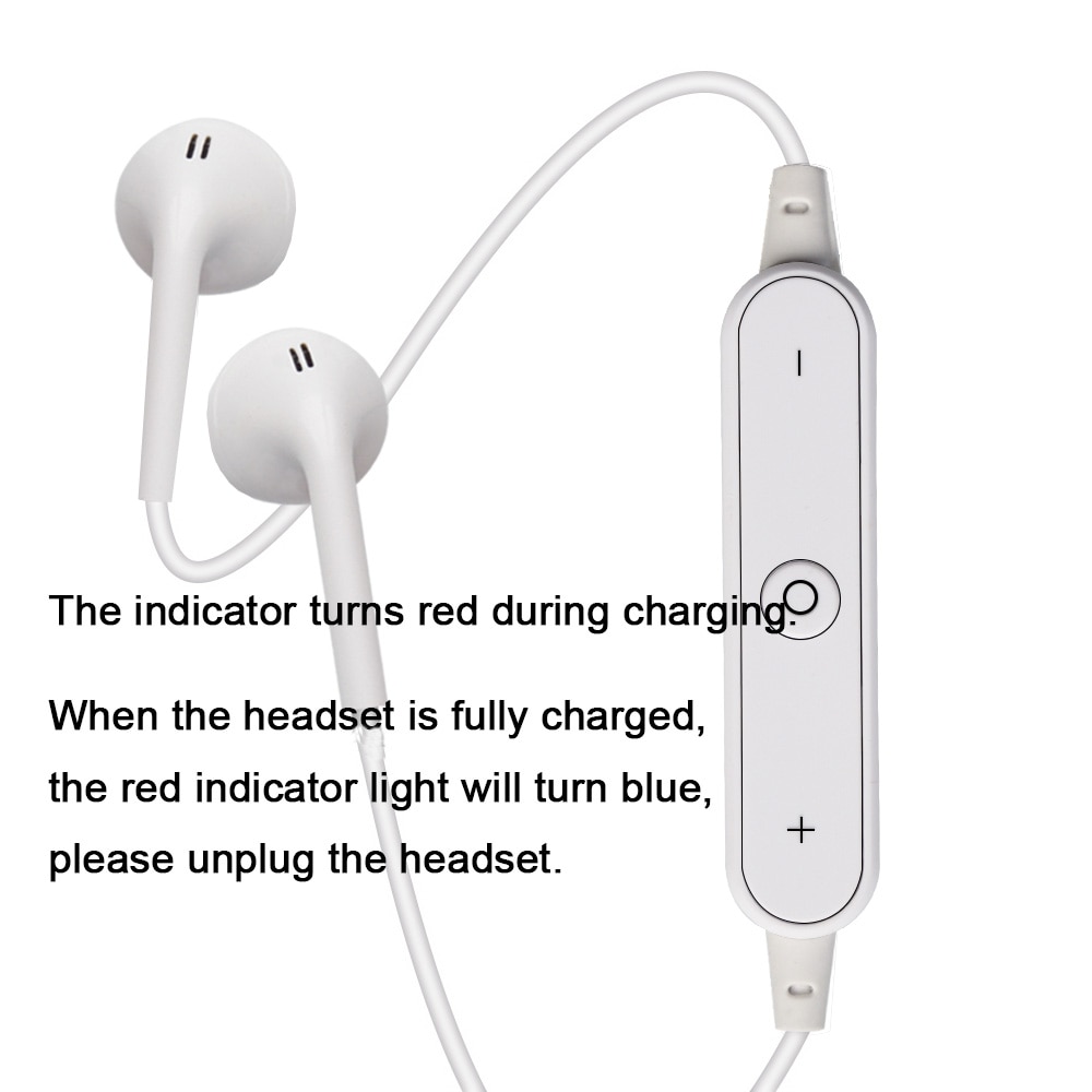 S6 Sport Halsband Drahtlose Kopfhörer Bluetooth Kopfhörer Kopfhörer Für iPhone 7 8 X mit Mikrofon anruf volumen Kontrolle Kopfhörer