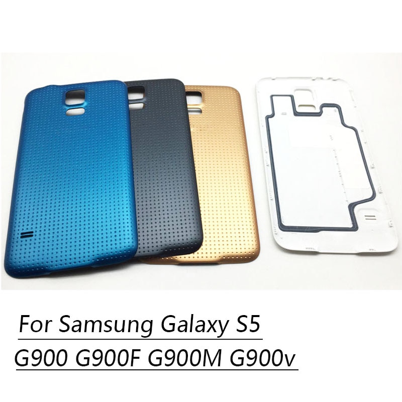 Achter Back Cover Batterij Deur Case Voor Samsung Galaxy S5 G900 G900F G900M G900v Behuizing