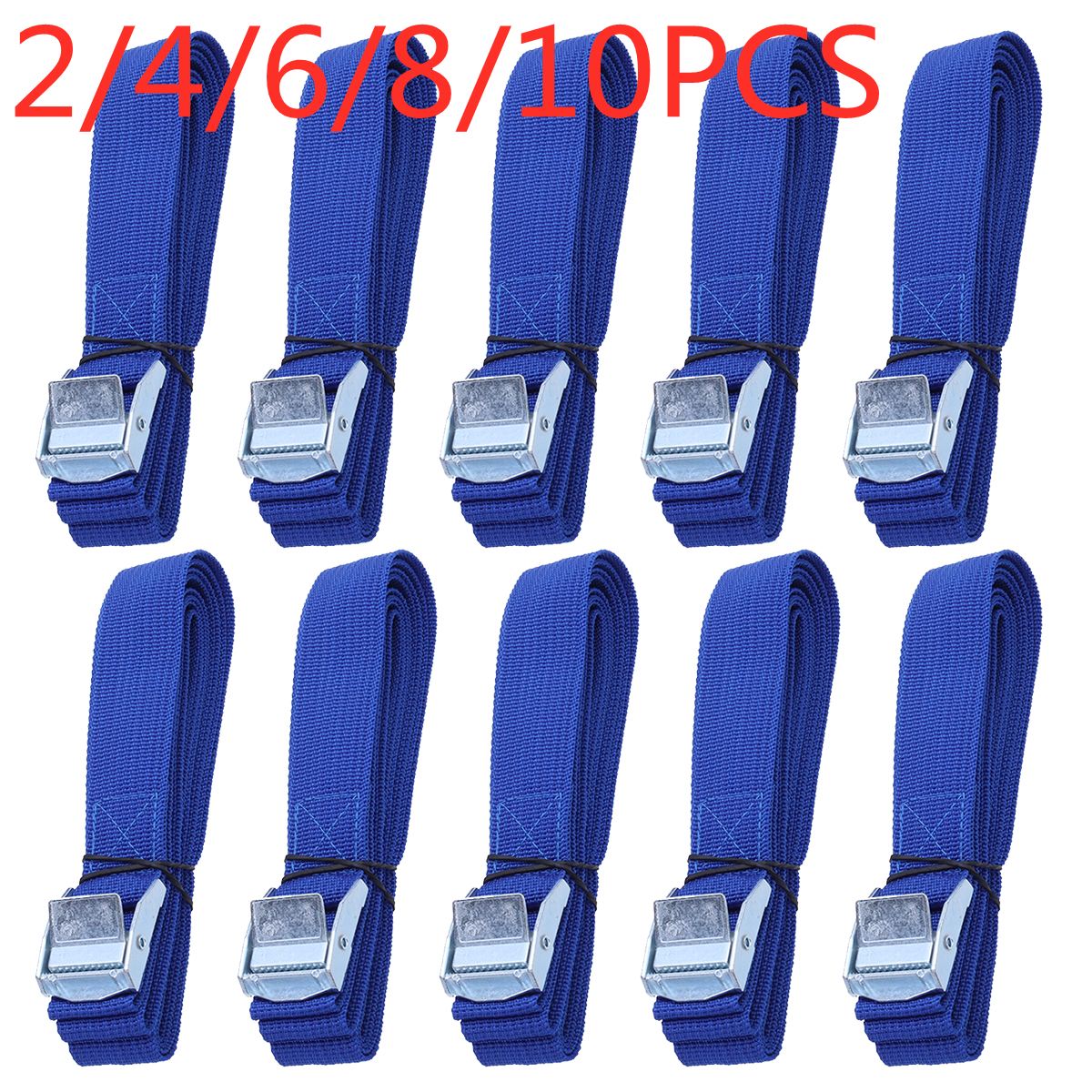 AA Lashing Straps with Buckle Nylon Quick Release Lashing Straps for Cargo Tie Down Car Roof Rack Luggage Kayak Carrier Moving