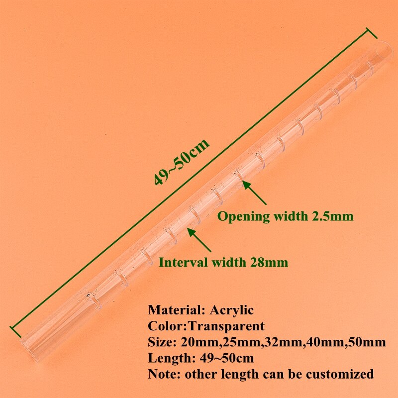 1pc OD 20~32mm Aquarium Fish Tank PVC Rain Pipe Filter Accessories Drip Water Drain Tube Deluge Downcomer Cess-Pipe: Outer dia 25mm / 1pc transparent