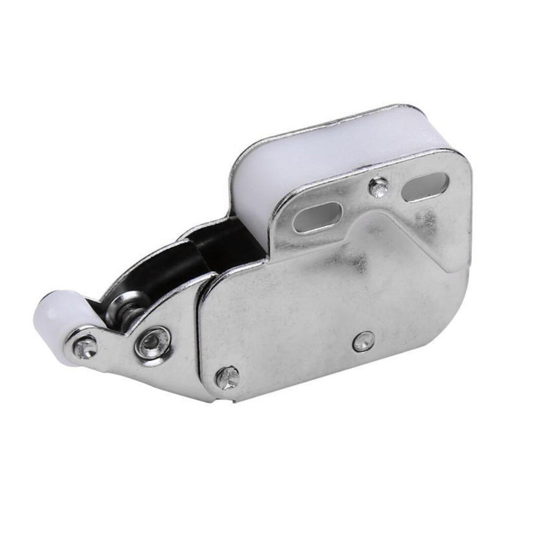 Mini Push spring clip Lock Catch Latch Cabinets Anti-Theft Cupboard Doors Lock With Cross Keys For Furniture Hardware 34 x 27mm