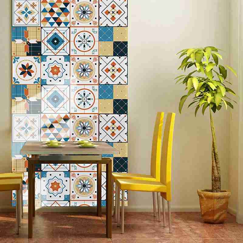 15*15cm keuken olie- en waterdicht badkamer sticker trap stereo meubel sticker keramische tegel sticker decoratie wa  h6 m 1