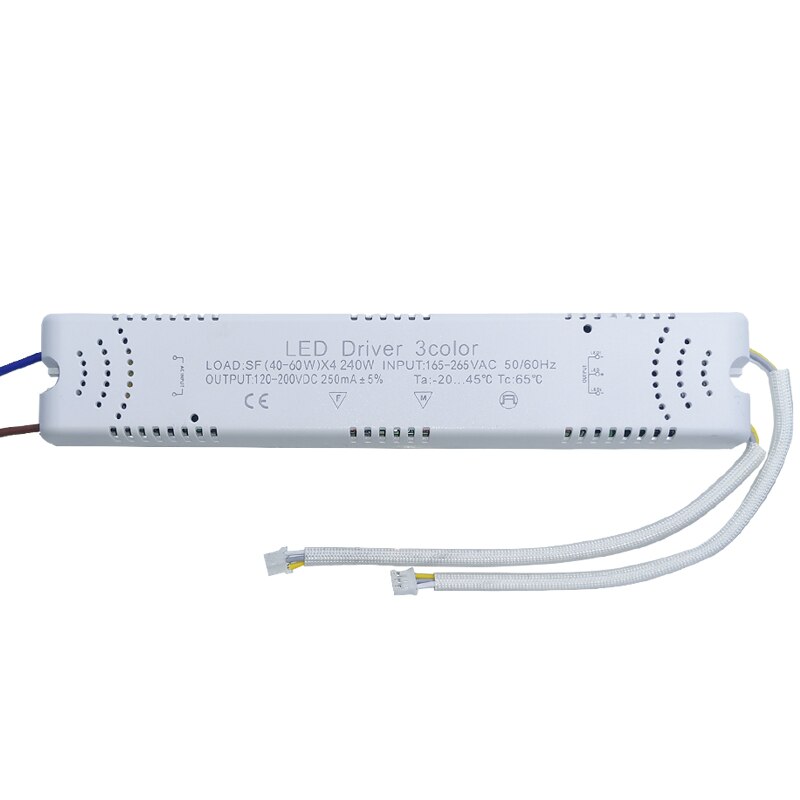 8-240W Led Driver Adapter Voor Led Dubbele Kleur Verlichting AC220V Niet-isolerende Transformator Voor Led Plafond licht Vervanging