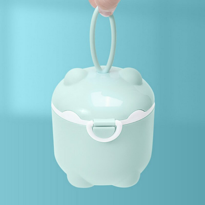 Baby Milk Powder Portable Cute Pig Food Storage Box Essential Cereal Infant Milk Powder Box Toddle Snacks Container