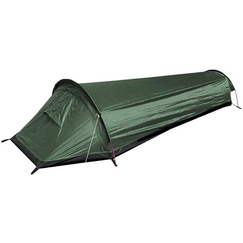 Ultralett bivy telt enkelt person backpacking camping telt vanntett bivy sekk for utendørs reise overlevelse bushcraft: Default Title