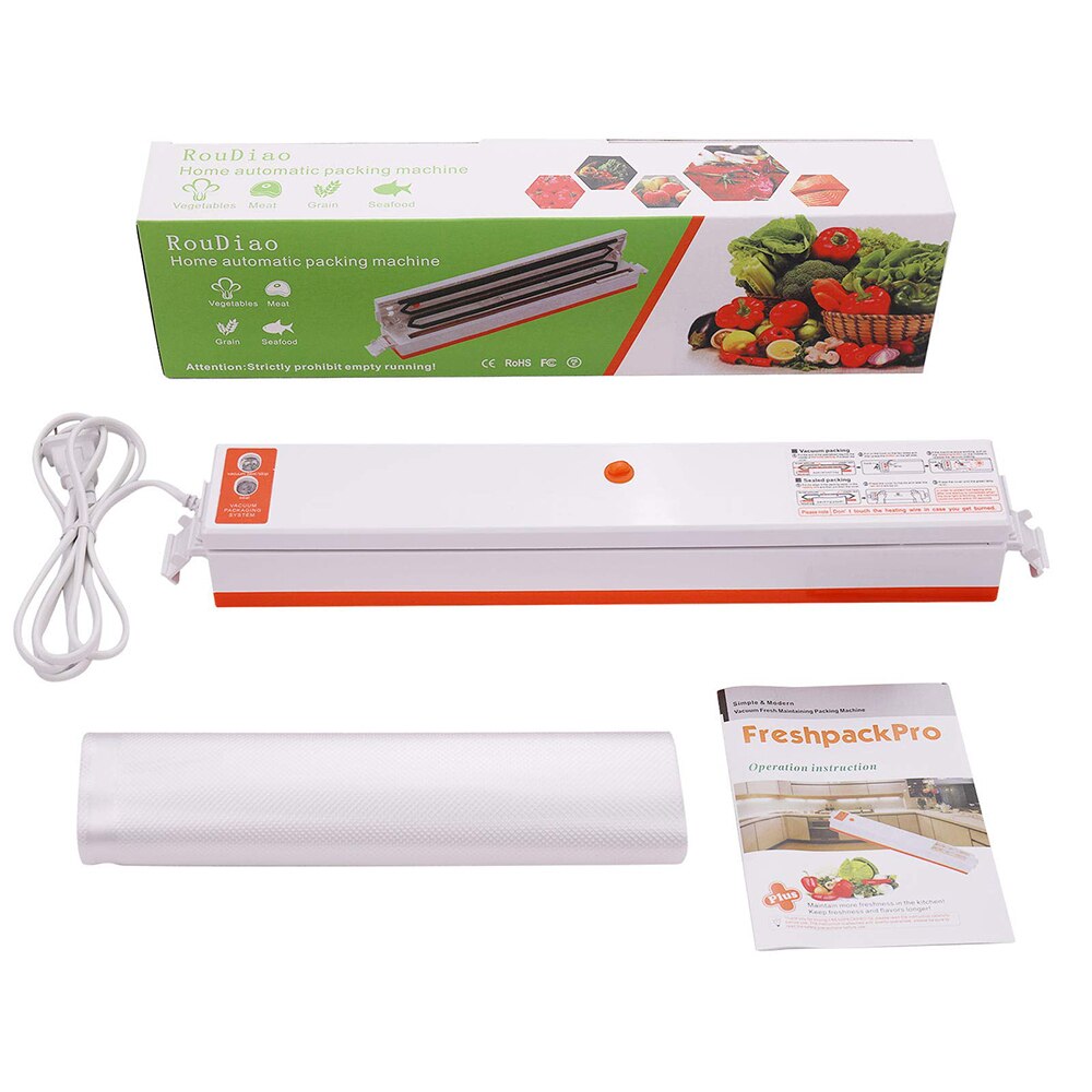 Kitchen Machine Film Sealer Vacuum Packer For Dry Pumping Most Popular Products Preservation Food Lock Fresh Film Vacuum Sealer: UK Plug / 220V
