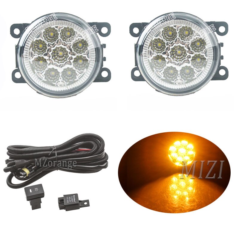 Fog Lights for Nissan Note E11 Navara D40 Pathfinder R51 Armada Frontier Xterra Titan Leaf Terrano Fog Light Headlight Fog Lamp: Model C and wires