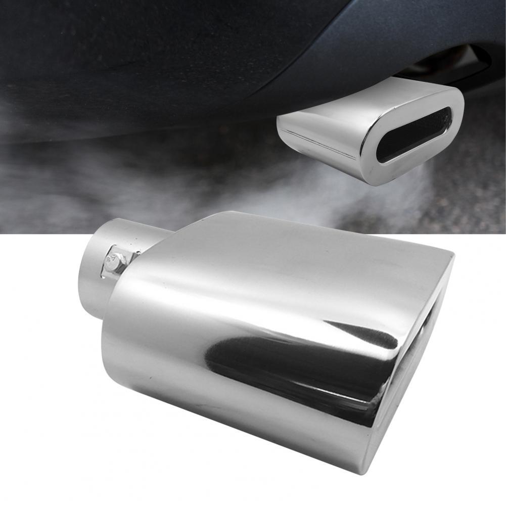 Silencieux d&#39;échappement universel 6028A, bouche plate, en acier inoxydable, pour voiture, directe, 70%