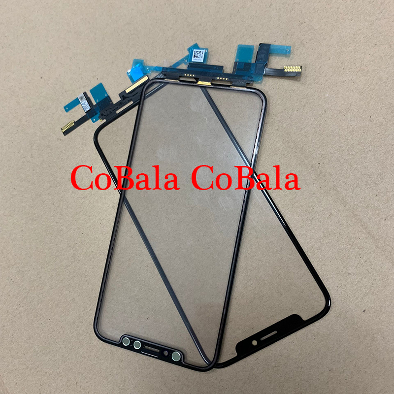 1Pcs Genuine Origina Touch Screen Digitizer For iPhone X XR XS MAX LCD Display Outer Lens Panel Touch Sensor Replacement Part