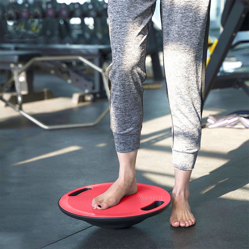 Yoga balance bord skridsikker fitness afbalanceret koordination træning stabilitet pad