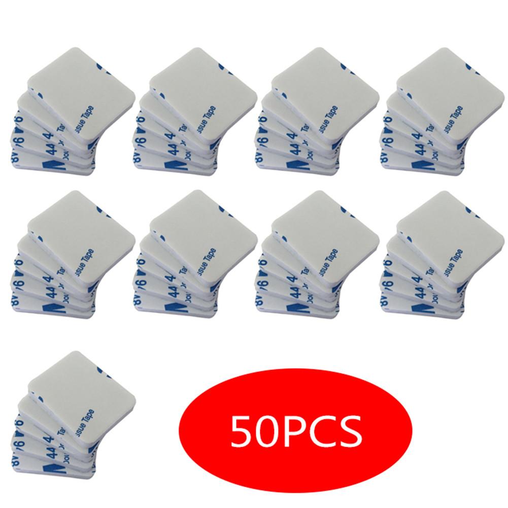 20 /50 Pcs Witte Dubbelzijdig Klevende Ronde Eva Schuimrubber Sterke Naadloze Dubbelzijdig Schuimrubber dubbelzijdig Tape: Square  50PCS