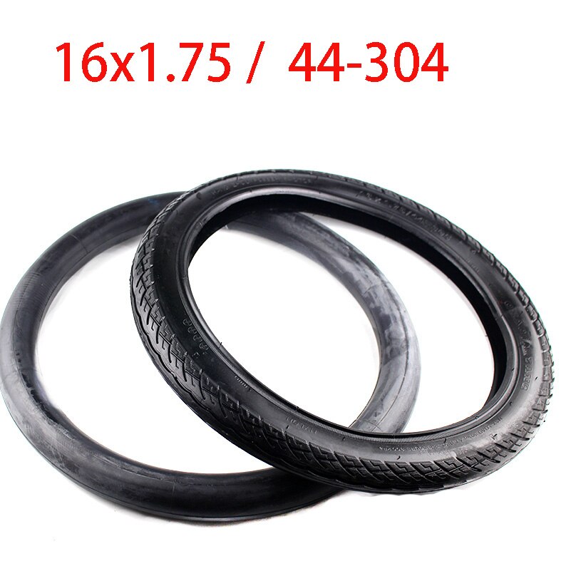 16X1.75 Fiets Banden Explosieveilige Rubber Banden Grootte 16X1.75 44-304 fiets Binnenste En Buitenste Band: tube and tyre