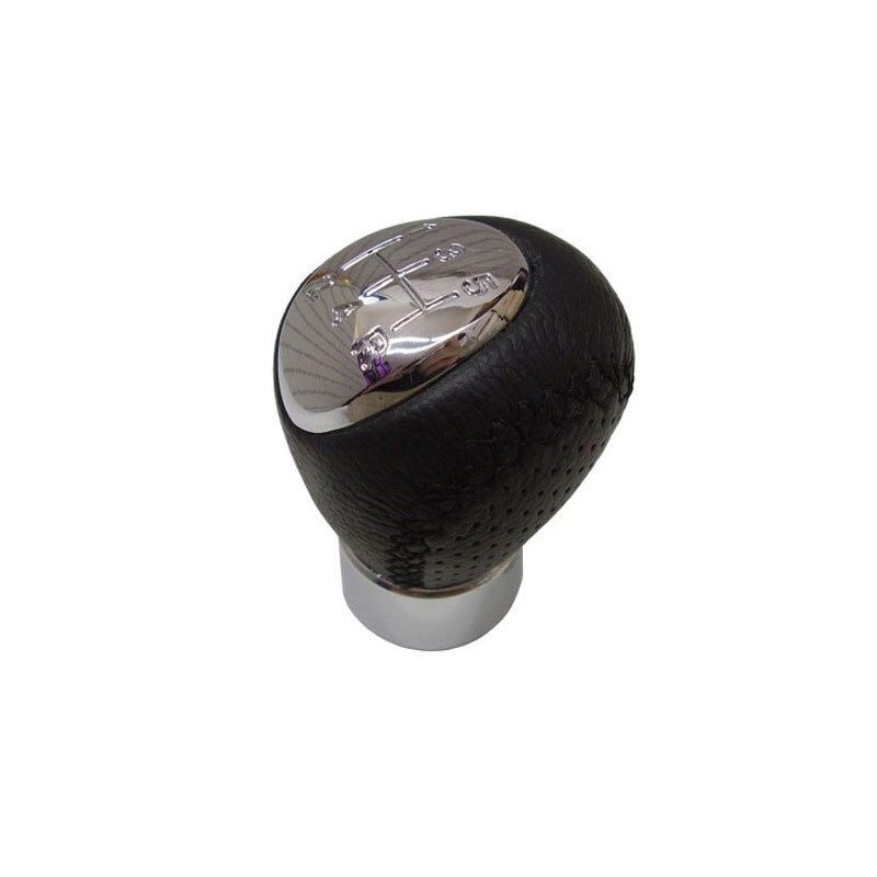 Pomo de cambio de marchas de cuero PU para MAZDA, accesorios de estilo de coche, 5/6 velocidades, para MAZDA 6, 2002, 2003, 2004, 2005, 2006, 2007