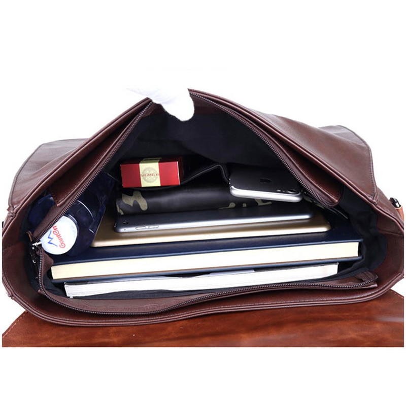 Brand Men Briefcase Shoulder Bag Messenger Bags Casual Business Laptop Briefcase Male Brand Simple Crossbody Bags