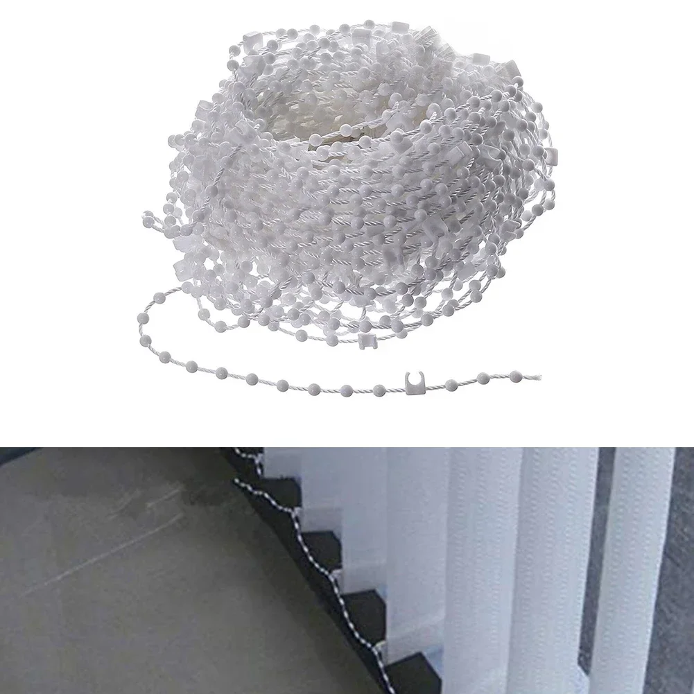 89mm/127mm 20 meter vertikal persienn bottenlamell länkkedja gardin pärlsnöre delar vita för rumsfönster persienner verktygsdelar