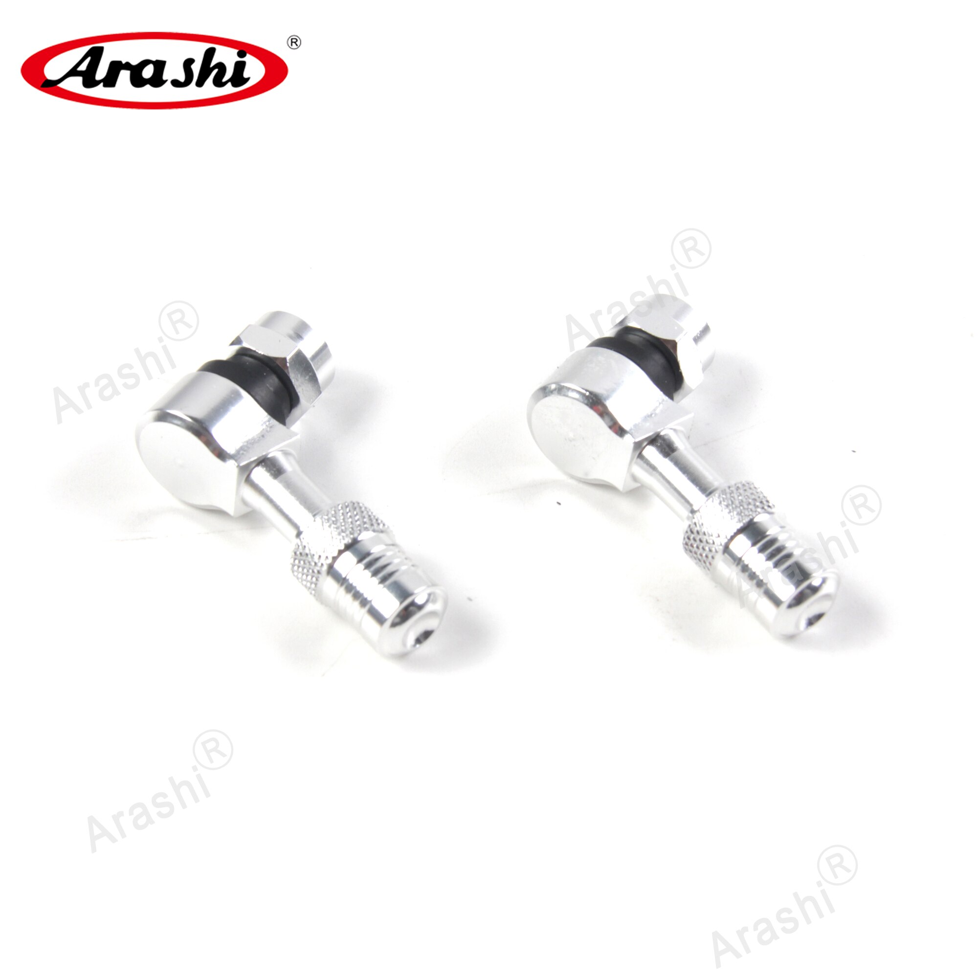 2PCS CNC Aluminum Wheel Valve Tyres Rim Wheel Replacement Accessories Motor Bike Rim Valves For BMW R1200GS S1000RR for YAMAHA: 2 Piece Silver
