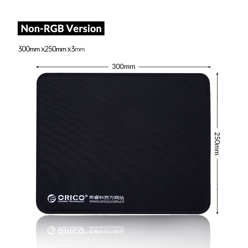 ORICO Gaming Mouse Pad gamer Large Mouse Pad Durable Thick Rubber Anti-slip Computer PC Mousepad Desk Keyboard Big Mouse Mat: 300 x 250 x 3 mm