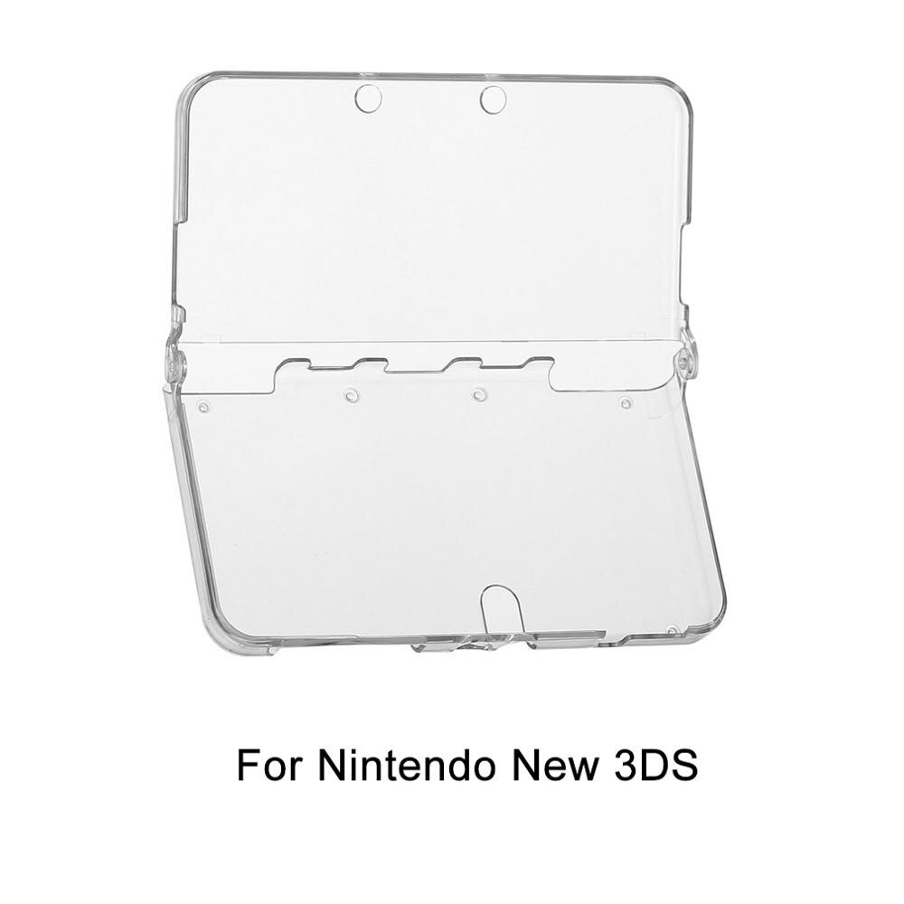Lichtgewicht, stijf plastic, helder kristal, beschermende harde schaal voor de nintendo 3ds/3ds /2ds console en games.: Voor nieuwe 3ds