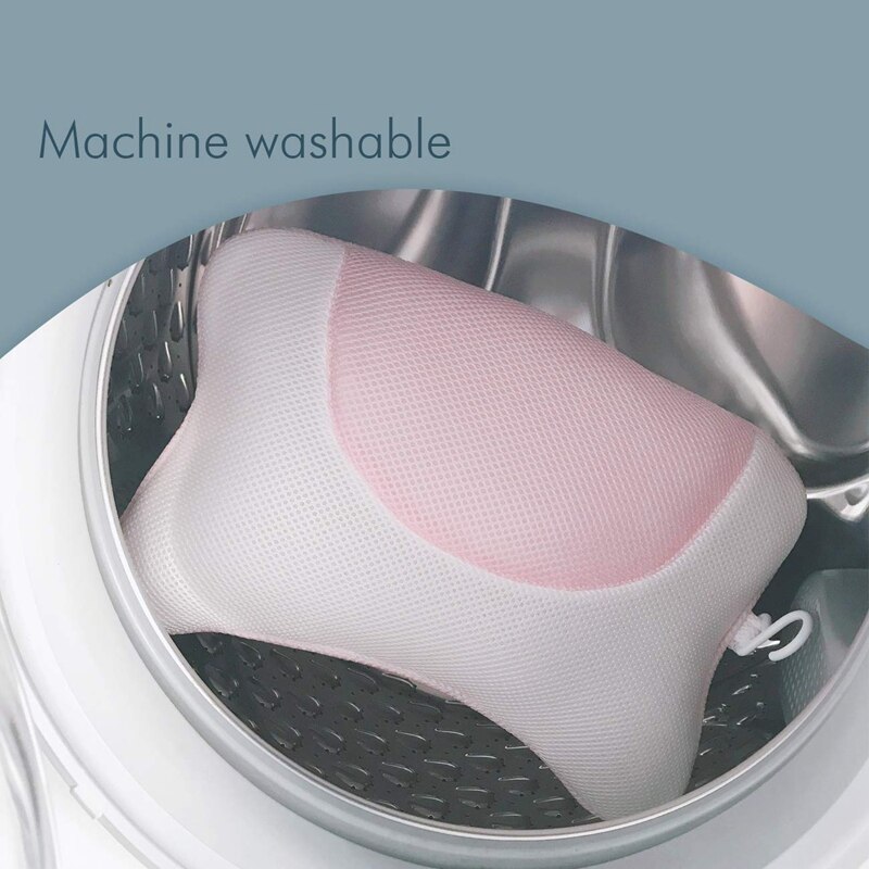 Luxe Spa Bad Kussen Voor Bad, Bad Kussen Voor Nek, Hoofd En Schouder Ondersteuning Met Zuignappen