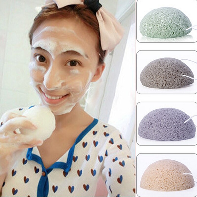 Svamp konjac vask ansikt kåt tilfeldig farge