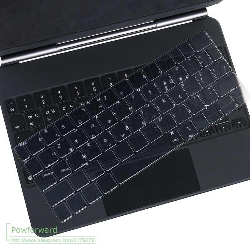 Euro US TPU Tangentbordsskydd för Apple Magic Keyboard iPad Pro 11 / 12.9
