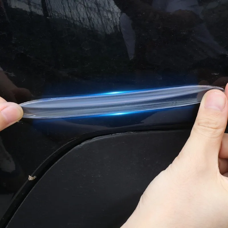 Bande de Protection Anti-collision pour rétroviseur de voiture, autocollant de Protection de carrosserie automobile, Patch de bord, autocollants de Protection de pare-chocs