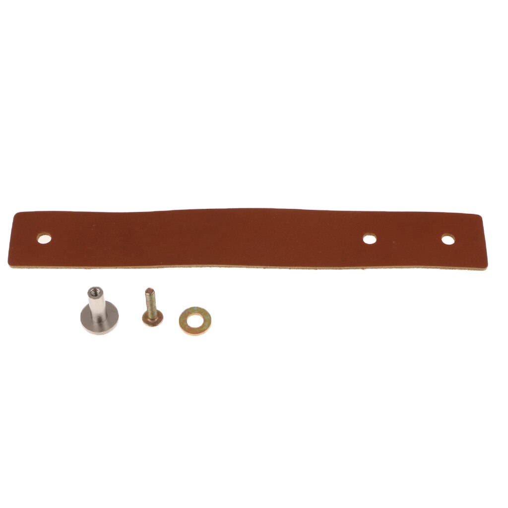 Tiradores de armario de cuero hechos a mano, estilo europeo, minimalistas, suaves, para cocina, cajón de almacenamiento, muebles, Asa DIY, 8 Uds.