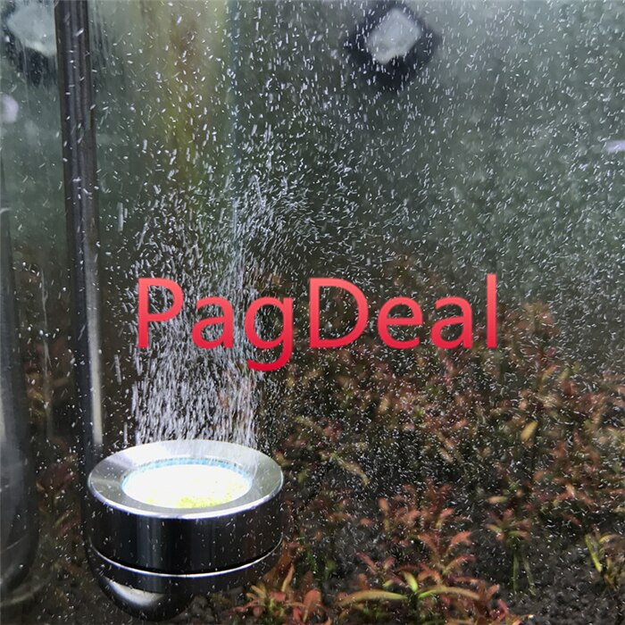 Rvs Aquarium CO2 Diffuser Aquarium Levende Plant Kooldioxide Verstuiver Reactor Zuignap Set