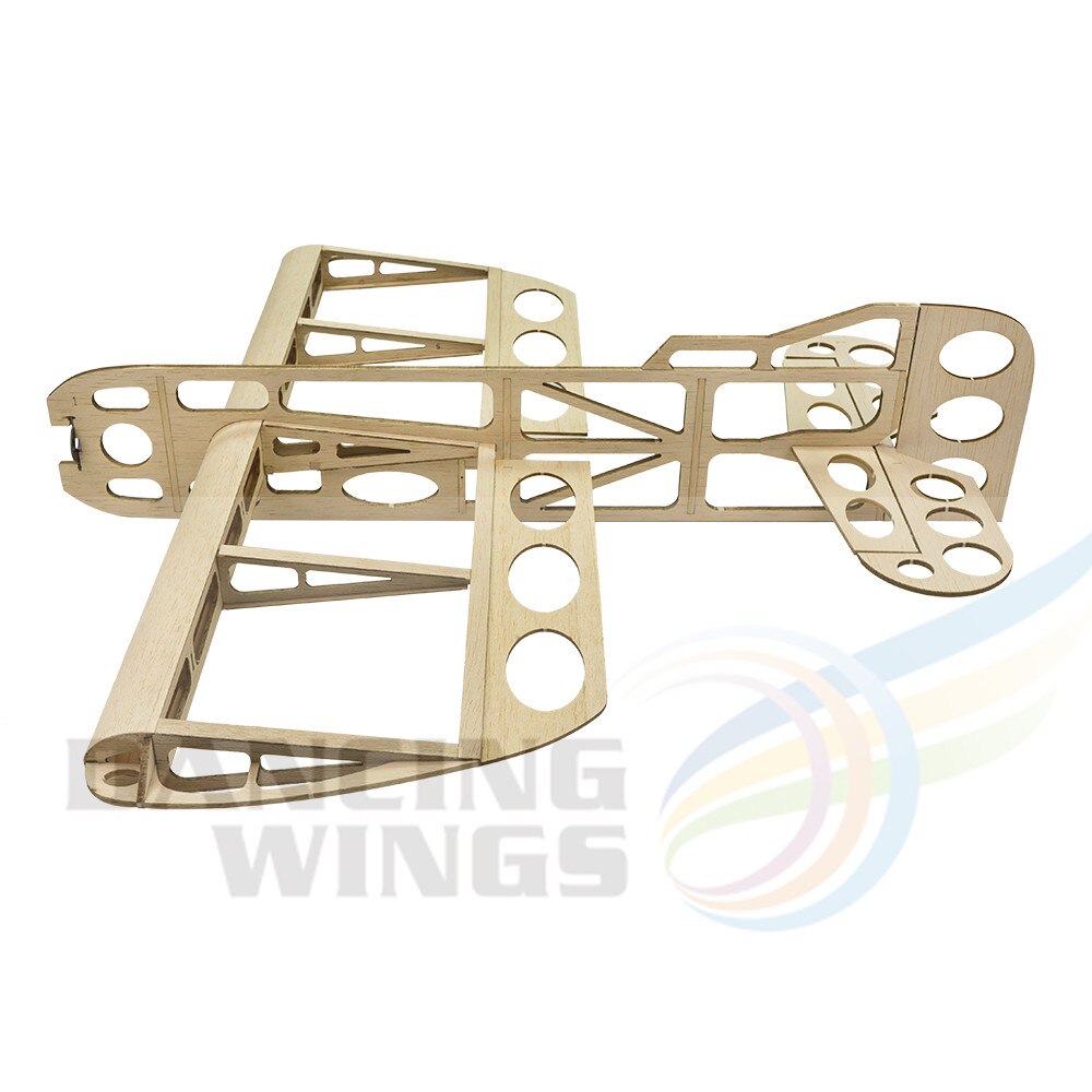 Balsahout Vliegtuig Model Geebee 600Mm Spanwijdte Balsa Kit Woodiness Model/Houten Vliegtuig Voor Hand Entry niveau Building