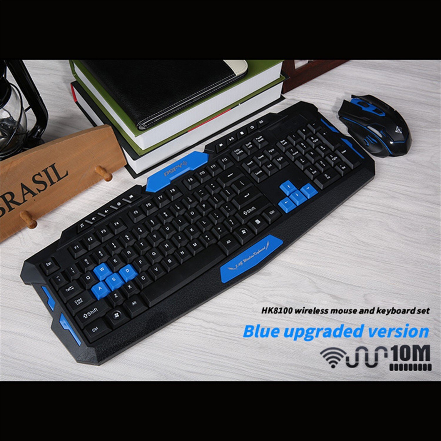 LED Breathing Backlight Pro Gaming Keyboard Mouse Combos USB Wireless Mechanical Keyboard Mouse Set For PC Laptop