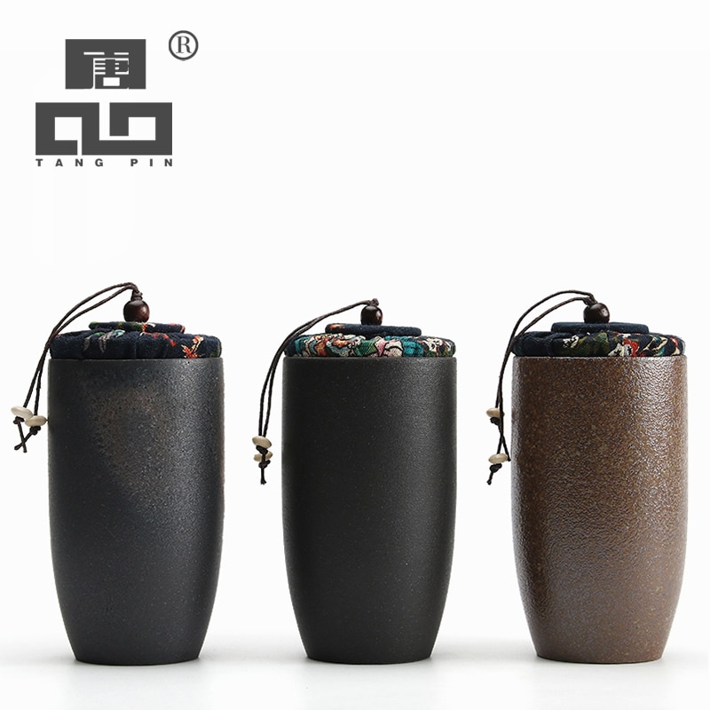 TANGPIN ceramic tea caddies tea canisters chinese kung fu tea accessories