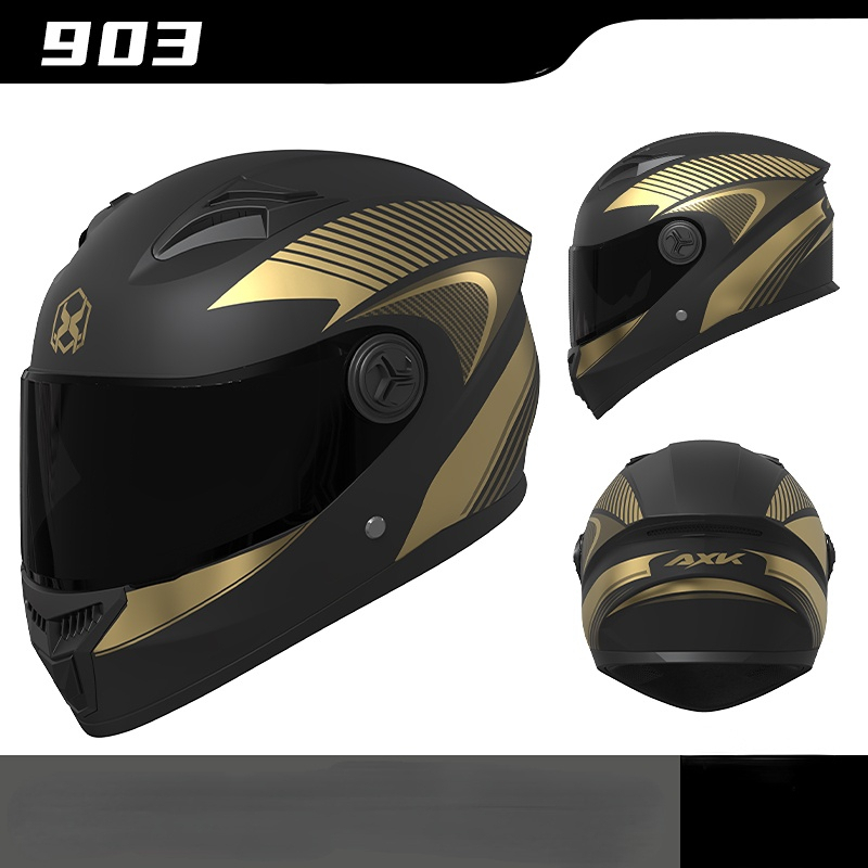 Dubbelvizier Motorhelm Racehelmen Veiligheid Unisex Motorfiets Sporthelm Full Face Winter Warm Met: green