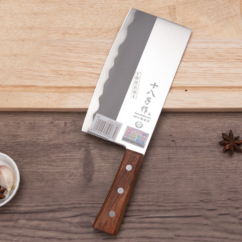 Kløvekniv japan køkken kokke knive træskaft kød frugt grøntsag fisk slagter kniv kinesisk kløver højkulstof knive