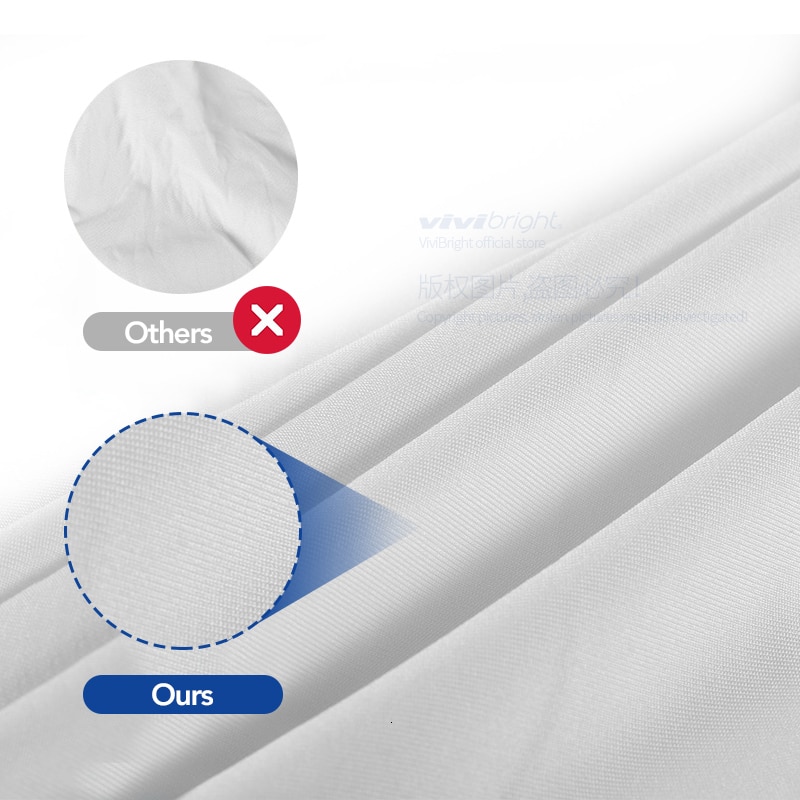 Pantalla de proyector portátil Original TORA DOLA opcional 100/120/133, Material de tela blanca plegable para cine en casa