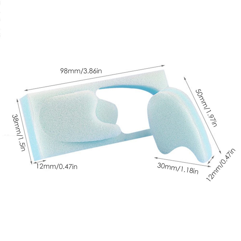 1Pair BYEPAIN Foam Toe Separators for Align Toes and Prevent Corns and Hammer Toe Pain Relief Toe Spacers