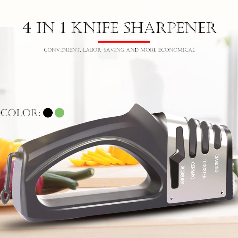 4 Fasen Keuken Messen Keramische Steen Professionele Keramische Sharpener Gereedschap Voor Schaar Mes