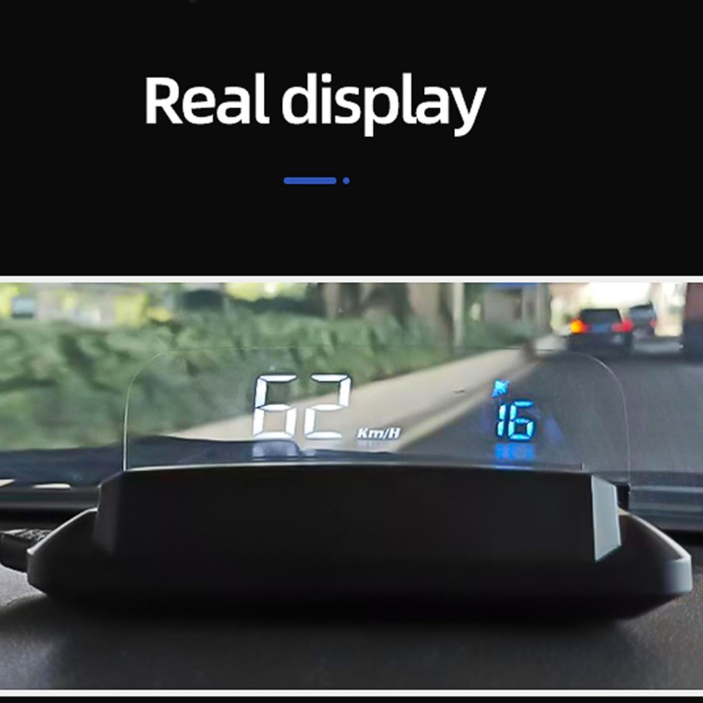 G3 automatic head-up display HUD display OBD2 and projection screen speedometer automatic height overspeed alarm