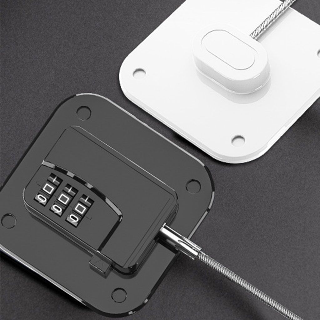 1Pc Baby Veiligheid Kabinet Sloten Schuiven Kast Deursloten Baby Veiligheid Koelkast Slot Met Sleutels Of Codeslot