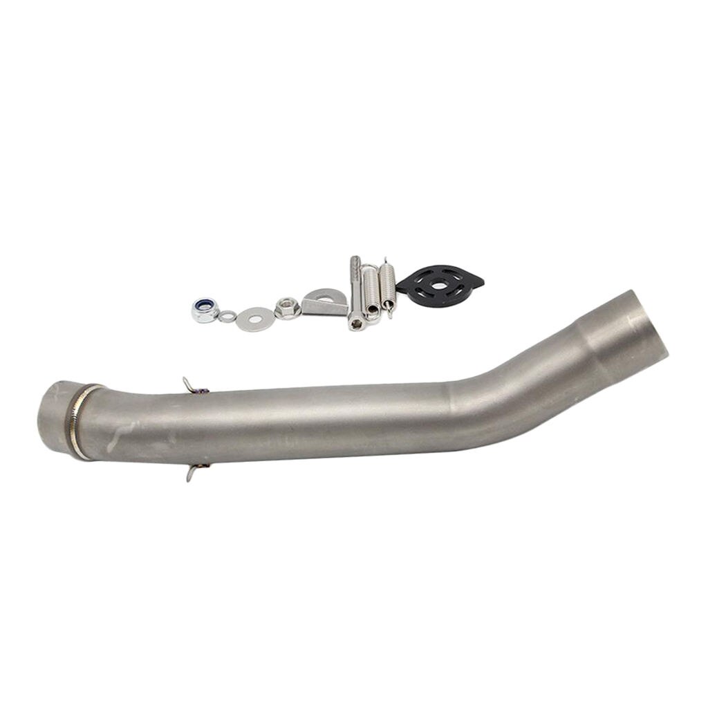 Motorcycle Connecting Mid Link Pipe Slip On Exhaust For Kawasaki Z750